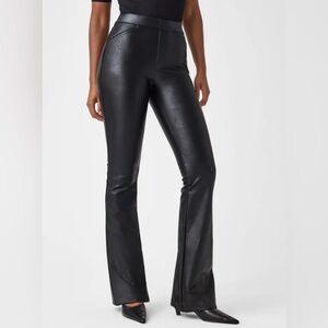 SPANX Leather-Like Flare Pant